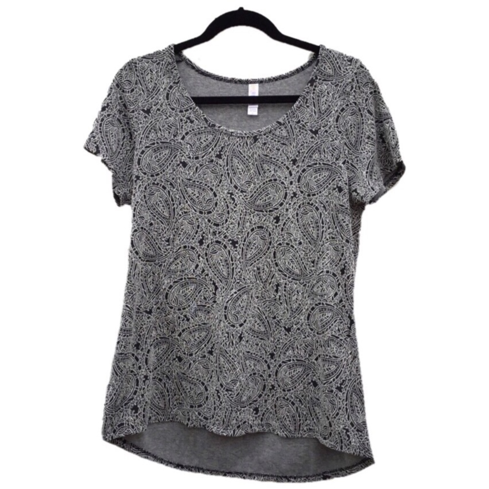 Lularoe Women’s Black/White Top Blouse Size Medium